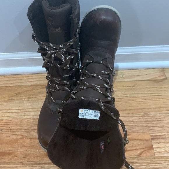 Brown, warm Timberland High Winter Boot - Picture 3 of 5